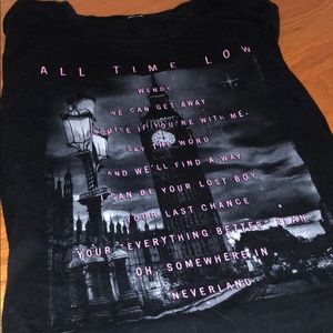 All Time Low “somewhere I’m neverland” T-shirt